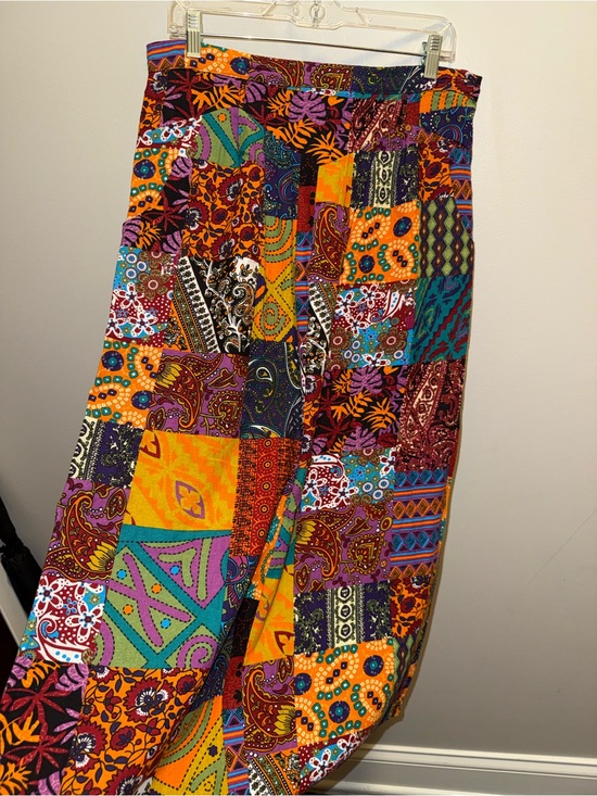 Dresses & Skirts - Bohemian Patchwork Maxi Skirt - Multicolor